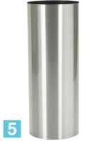 Кашпо Parel column stainless steel brushed on felt (1.2mm) d-30 h-90 см в Москве