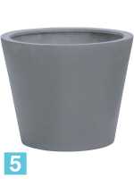 Кашпо Fiberstone bucket xs, серое d-40 h-35 см в #REGION_NAME_DECLINE_PP#