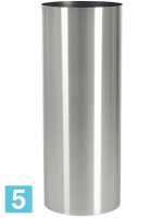 Кашпо Parel column stainless steel brushed unlaquered on felt (1.2mm) d-30 h-90 см в Москве