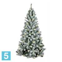 Искусственная елка Royal Christmas заснеженная Tree Promo Warm (лампочек 250 шт), ПВХ + флок, 180-h