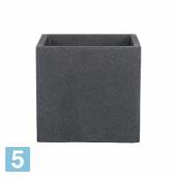 Квадратное кашпо Scheurich C-Cube, черный камень 40-l, 40-w, 40-h в #REGION_NAME_DECLINE_PP#