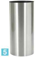 Кашпо Parel column stainless steel brushed on felt (1.2mm) d-30 h-75 см в Москве