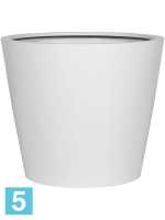 Кашпо Fiberstone bucket l, матовое белое d-68 h-60 см в #REGION_NAME_DECLINE_PP#