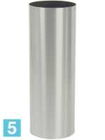 Кашпо Parel column stainless steel brushed on felt (1.2mm) d-40 h-100 см в Москве