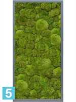 Картина из искусственного мха атласный блеск 100% шаровый мох l-80 w-40 h-6 см в #REGION_NAME_DECLINE_PP#