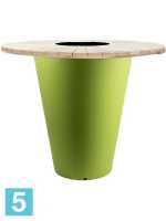 Кашпо с барным столом Otium olla table herba, лаймовое d-131 h-102 см в #REGION_NAME_DECLINE_PP#