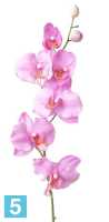 Искусственный цветок для декора Орхидея Фаленопсис 75h лиловый (6 цветков + 2 бутона) в #REGION_NAME_DECLINE_PP#