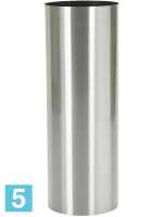 Кашпо Parel column stainless steel brushed on felt (1.2mm) d-30 h-100 см в #REGION_NAME_DECLINE_PP#