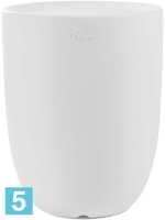 Кашпо Otium amphora, белое d-35 h-45 см