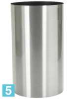 Кашпо Parel column stainless steel brushed on felt (1.2mm) d-30 h-60 см в #REGION_NAME_DECLINE_PP#