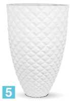 Кашпо Capi lux heraldry vase elegant i, белое d-44 h-69 см в #REGION_NAME_DECLINE_PP#