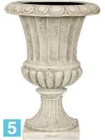 Вазон Capi classic french vase iii, слоновая кость d-46 h-66 см в #REGION_NAME_DECLINE_PP#