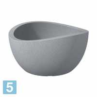 Миска Scheurich Wave Globe Bowl, серый камень 40-d, 21-h в Москве