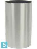Кашпо Parel column stainless steel brushed on felt (1.2mm) d-40 h-60 см в #REGION_NAME_DECLINE_PP#
