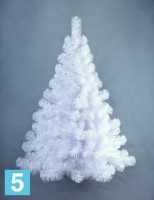 Искусственная елка (Ели PENERI) Настенная белая, ПВХ, 120-h