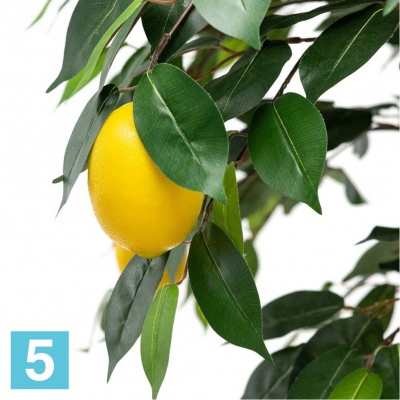 Лимон искусственный Alseed, 160  см., латекс в #REGION_NAME_DECLINE_PP#