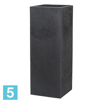 Высокое кашпо Scheurich C-Cube High, черный камень 28-l, 28-w, 70-h в #REGION_NAME_DECLINE_PP#