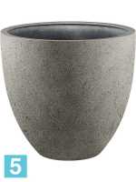 Кашпо Grigio egg pot natural-бетон d-40 h-36 см в #REGION_NAME_DECLINE_PP#