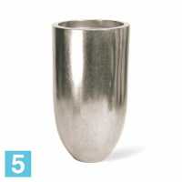 Высокое кашпо Fleur ami Pandora 50-d, 90-h, серебряное в #REGION_NAME_DECLINE_PP#